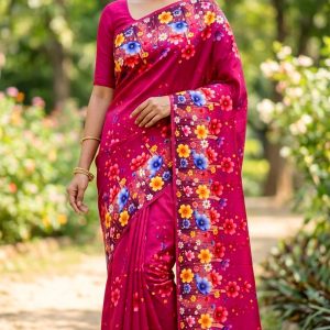 চান্দুরি সিল্ক শাড়ি ১১