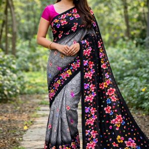 চান্দুরি সিল্ক শাড়ি ১২